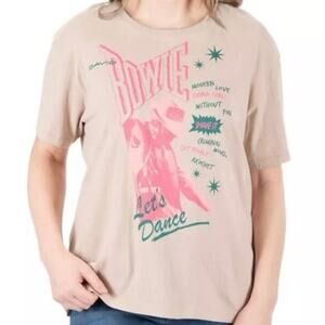 David Bowie Let's Dance Oversized Tee Size Large New with Tag